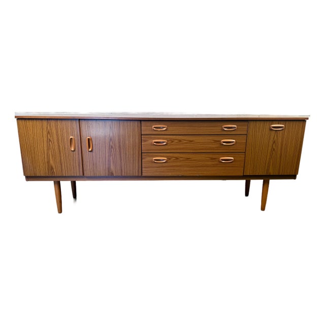 Mid 20th Century Schreiber Mid-Century Teak Sideboard For Sale