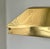 Metal Late 20th Century Hollywood Regency Polished Brass Adjustable Height Pharmacy Floor Lamp With Hooded Shade For Sale - Image 7 of 12