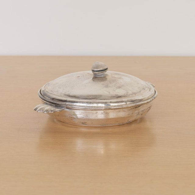 1940s 1940s Art Deco Shell Bowl With Lid, Spain For Sale - Image 5 of 14