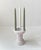 1950s Baptismal Font Candleholder in White Glazed Terracotta by L. Hjorth, 1950s For Sale - Image 5 of 9
