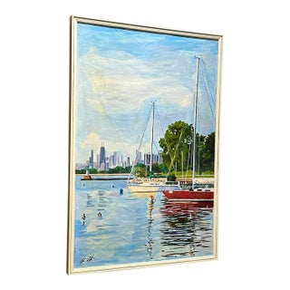 Due South- Original Painting, Framed For Sale