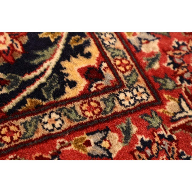 Persian Kashan Style Hand Tied Rug — 31" x 55" For Sale - Image 13 of 18