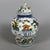 Vintage Majolica Pharmacy Potiche Vase, 1985 For Sale - Image 3 of 13
