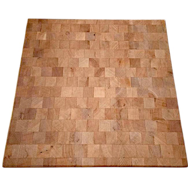 Le Gourmand Kitchen Island Butcher Block Table With Drawer and Pull Out Cutting Board For Sale - Image 12 of 14
