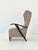 Beige Vintage Lounge Chair in Beige Loop by Melchiorre Bega, 1950s For Sale - Image 8 of 12