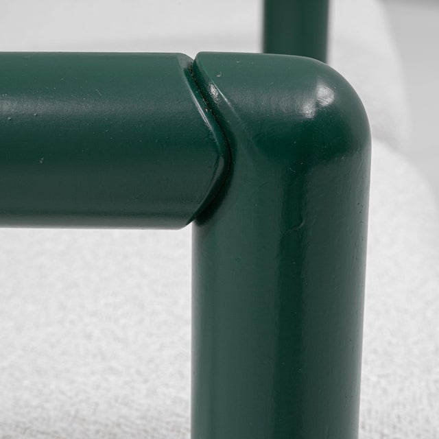 20th Century Czech Lounge Chairs With Green Tubular Frames - A Pair For Sale - Image 14 of 18