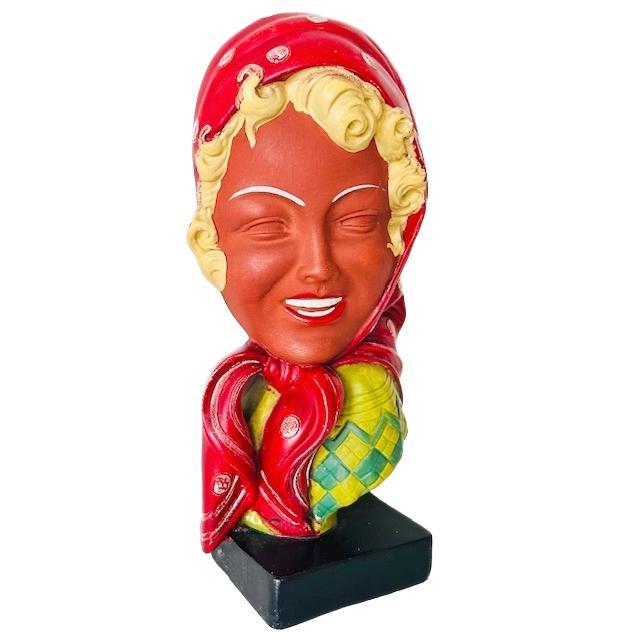 Vintage Ceramic Rockabilly Woman by Tich Vanden Balck for Brabançon, 1950s For Sale - Image 5 of 9