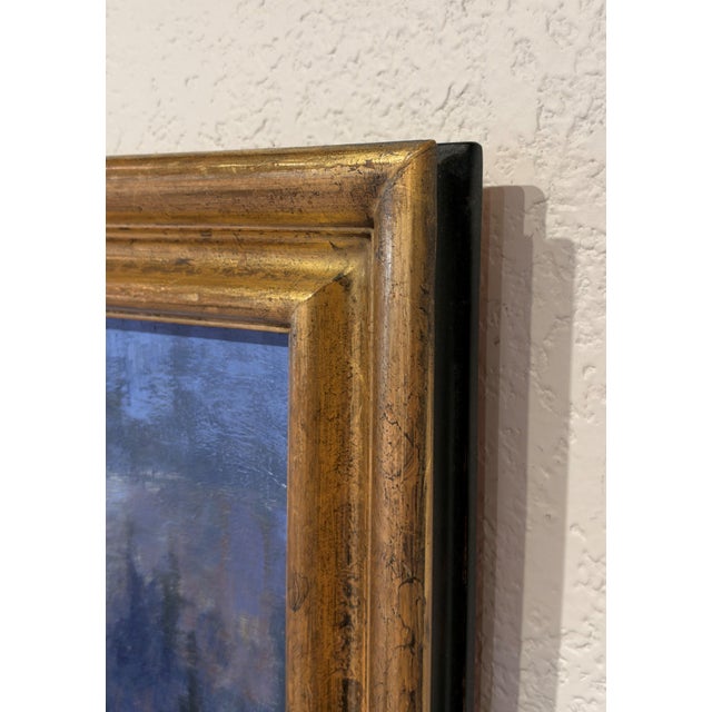 When the River Speaks by Seth Winegar | Oil on Panel Winter River at Dusk For Sale In Denver - Image 6 of 10