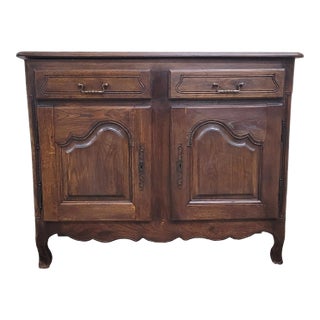 Antique French Country Louis XV Style Buffet Sideboard Server For Sale