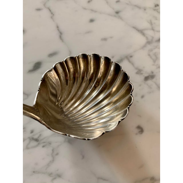 Gorham Silver Co. Large Gorham Soup Ladle in the "Josephine" Pattern 1855 Coin For Sale - Image 4 of 9