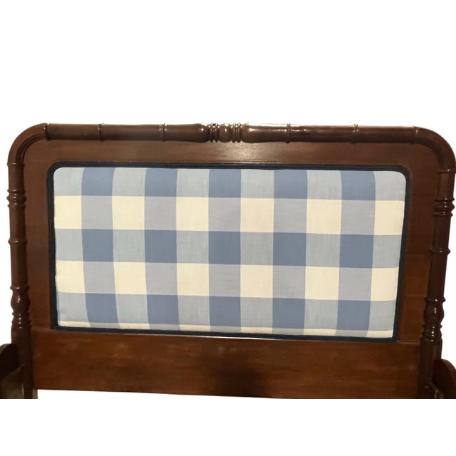 French French Upholstered Bed in Serena & Lily For Sale - Image 3 of 12