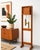 Mid-Century Modern Mid Century Modern Teak + Brass Weight Drive Chiming Floor Clock, C. 1960’s, Denmark For Sale - Image 3 of 12