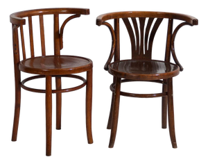 Antique Bentwood Armchairs, Central Europe, 1905, Set of 2