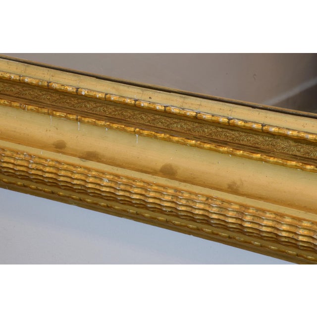 Italian Octagonal Art Deco Style Giltwood Mirror, 1940s For Sale - Image 11 of 11