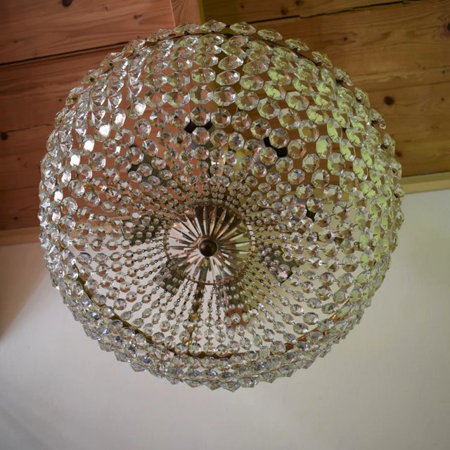 Mid-Century Modern Crystal Chandelier from Lobmeyr, 1950s For Sale - Image 3 of 7