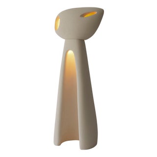 Nomad II:05 Lamp in White Sand Stoneware by Sofia Karnukaeva For Sale