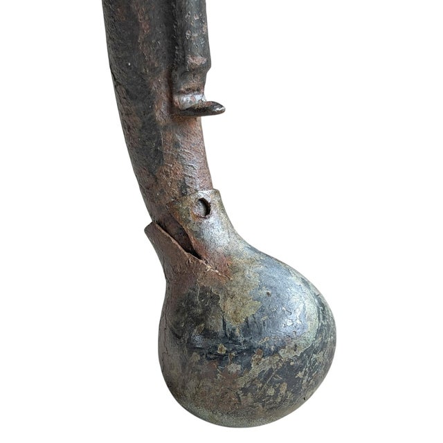 Folk Art Tractor Seat and Horse Hames Stool For Sale - Image 14 of 14