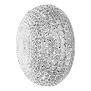 Vintage Glass Wall Light, 1970s For Sale