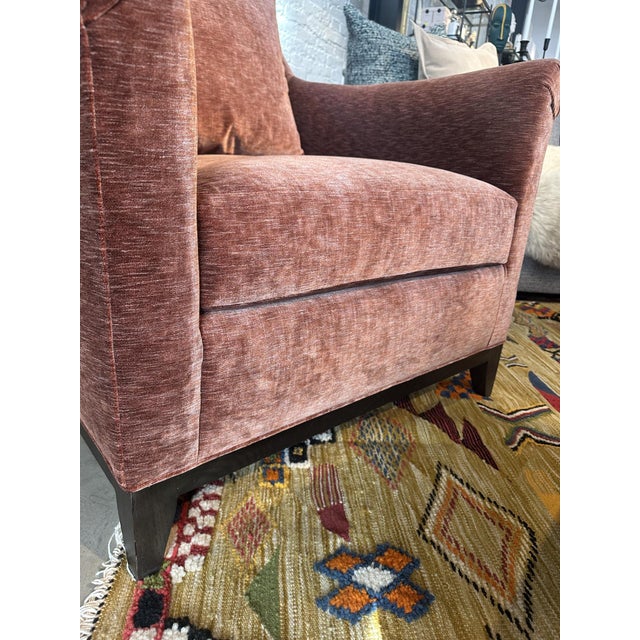 Hickory Chair Jules Chair and Ottoman For Sale In New York - Image 6 of 8