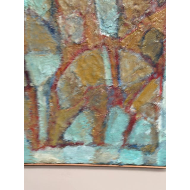 Karsten Winther, Composition with Figures, 1967, Oil on Canvas, Framed For Sale - Image 10 of 18