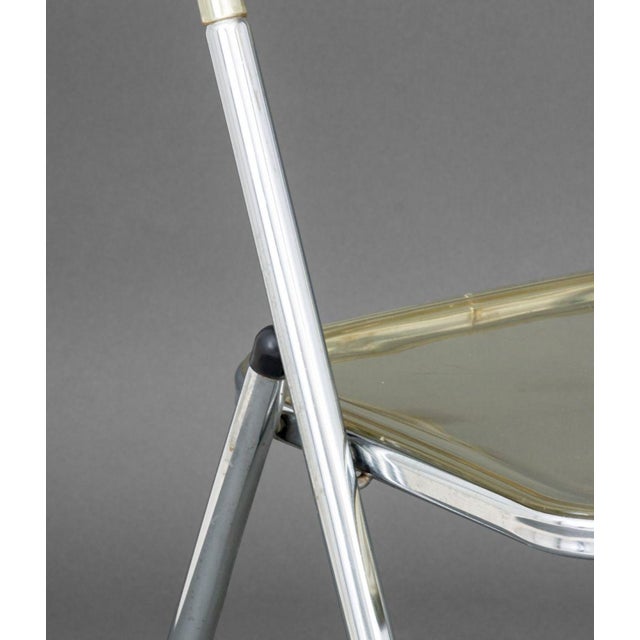 Giancarlo Piretti "Plia" Style Folding Chairs, 4 For Sale - Image 12 of 14