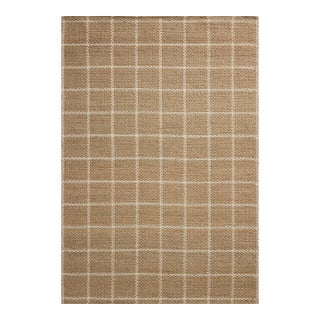 Chris Loves Julia x Loloi Fletcher Natural / Ivory 3'-6" x 5'-6" Accent Rug For Sale