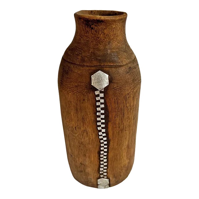 Vintage Wood Tutsi Pot For Sale