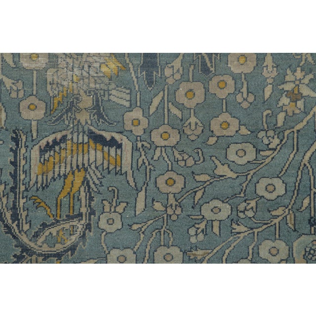 Oversized Antique 20th Century Indo-Persian Rug With Floral Vinery - Rug & Kilim For Sale In New York - Image 6 of 11