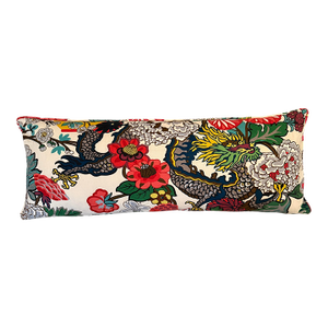 Schumacher Chiang Mai Dragon Oversized Lumbar Pillow