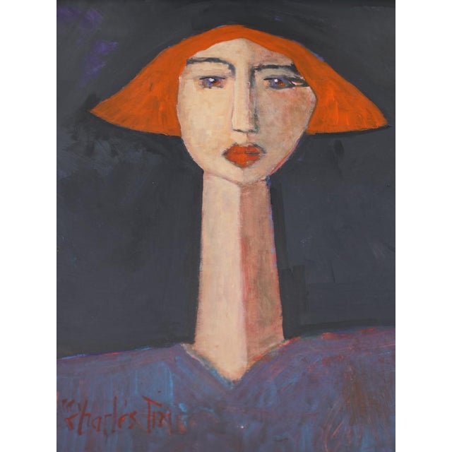 Early 21st Century Harry Charles Tim, Alice, Longhead Series, 2020s, Acrylic Painting For Sale - Image 5 of 18