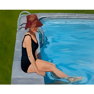 "Amber Shade" Original Oil Painting, by Jennifer Hohlfelder For Sale