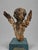 19th Century, Italian Giltwood Winged Cherub Fragment on Faux Marbleized Base For Sale - Image 11 of 11