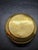 vintage Scandinavian solid brass "Jul" (Christmas) bell ashtray / trinket dish.