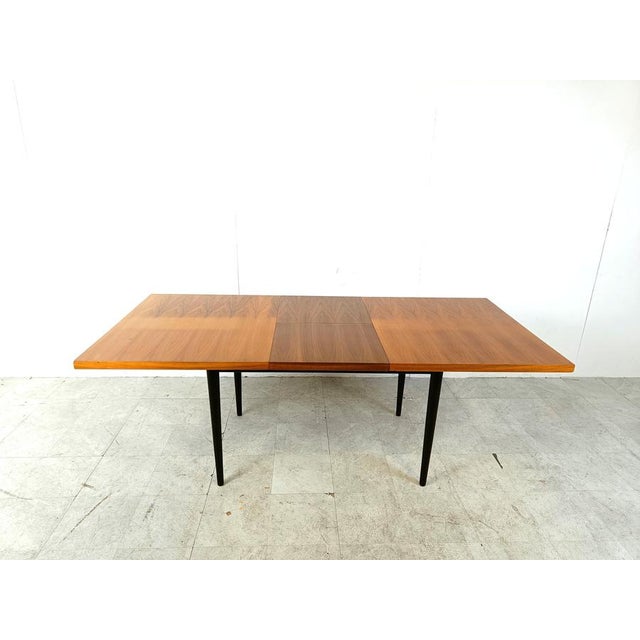 Mid-Century Dining Table attributed to Jos De Mey, 1960s For Sale - Image 3 of 13