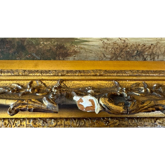 Early 20th Century Oil Painting by Joel Owens, Framed For Sale - Image 6 of 6