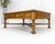 Large Spanish Colonial Style Showcase Glass Top Coffee Table on X Base For Sale - Image 9 of 12
