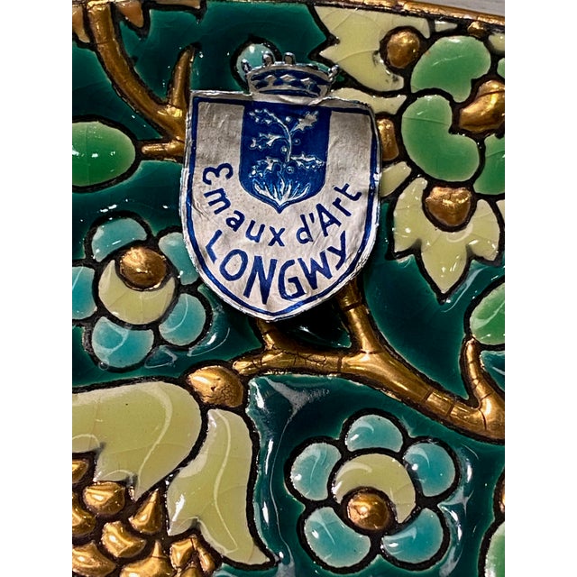 French De Longwy Small Plate Chairish