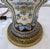 Vintage 1960s Italian Majolica Urn Table Lamp With Hand-Painted Butterflies & Florals For Sale - Image 6 of 12