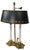Diminutive Two Light Bouilotte Lamp Made in Italy C 1920/60's For Sale - Image 4 of 8