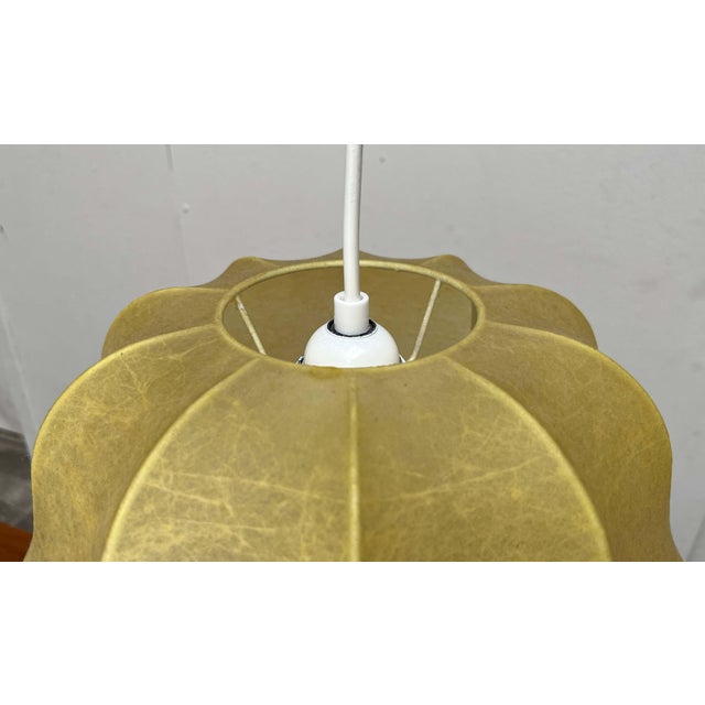 Mid-Century Modern Cocoon Pendant Lamp by Friedel Wauer for Goldkant Leuchten, 1960s For Sale - Image 14 of 18