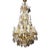 1920’s Bronze and Crystal Chandelier For Sale