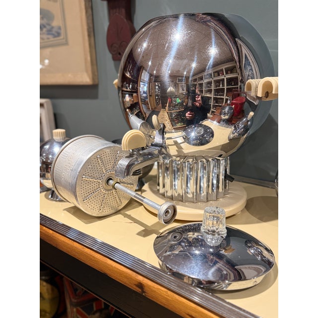 Vintage Art Deco Walter Von Nessen for Chase Coffee Service c.1938 = Set of 6 For Sale - Image 13 of 15