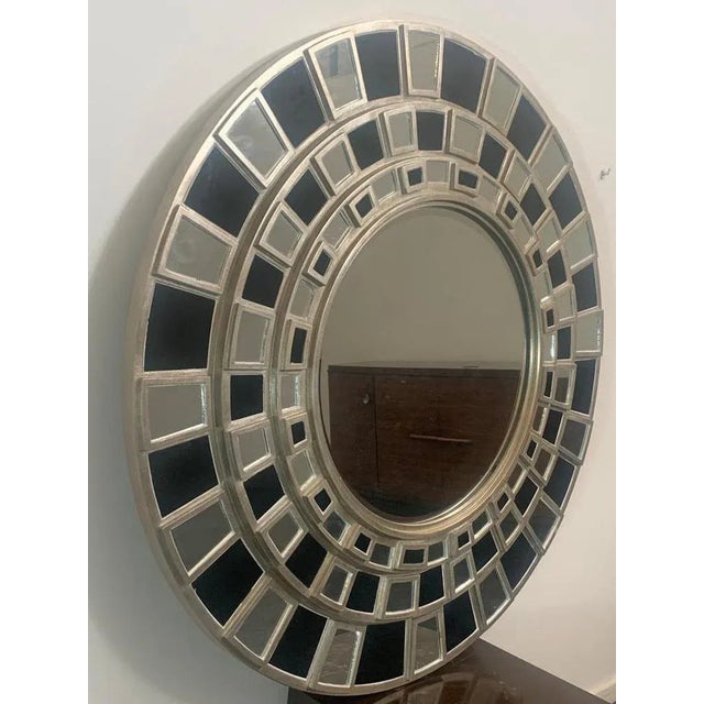 Mirror with Glass Dowel Frame, 1990s For Sale - Image 3 of 11