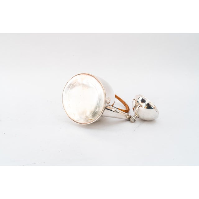 Silvered Brass Can, Vienna, 1920s For Sale - Image 9 of 10