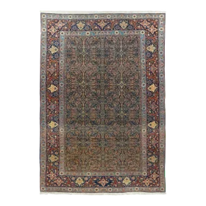 Late 18th Century Antique Mohtasham Kashan Rug 4'7'' x 6'8''