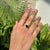 3.11 Carat Heart Shape Black Diamond Solitaire Ring Size 5 in 14k Gold For Sale In New York - Image 6 of 16