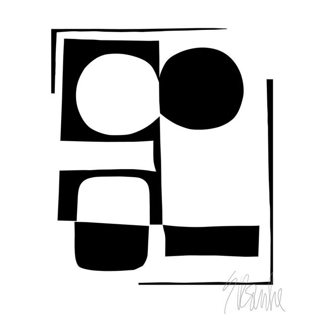 Contemporary Set of Six Bauhaus Studies Created by ​Liz Roache​ - 11" X 14" ​​F​ine A​rt ​Prints For Sale - Image 3 of 9