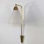 Adjustable Brass and Off-White Metal Wall Light, Sweden, 1950s For Sale - Image 15 of 17