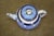 1880 Antique Old Worcester Porcelain Queens Royal Lily Blue & White Teapot 7" For Sale - Image 6 of 18