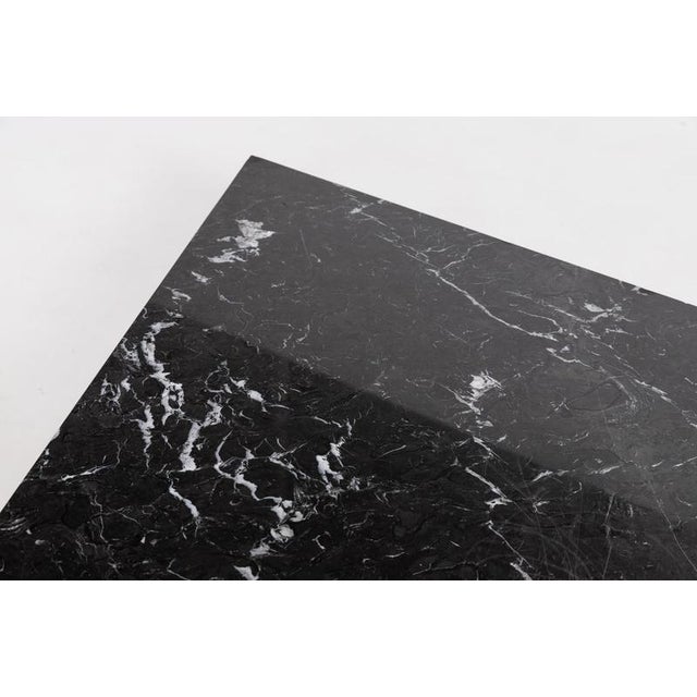 Architectural Marble Coffee Table, Italy, 1980s For Sale - Image 9 of 10